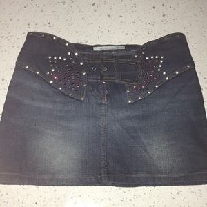 Denim gently use lord with stone detail